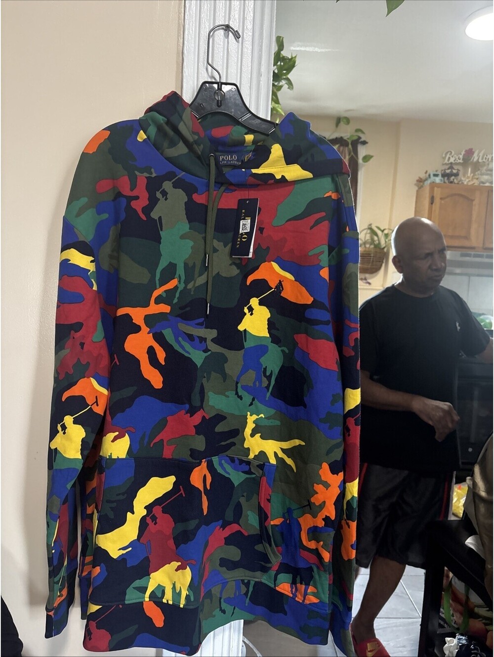 Polo Ralph Lauren Pony Comouflag Multi Men Hoodie Xl New